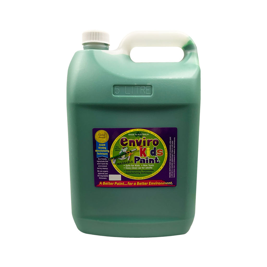 Enviro Kids Paint Green - 5 Litre - Educating Kids