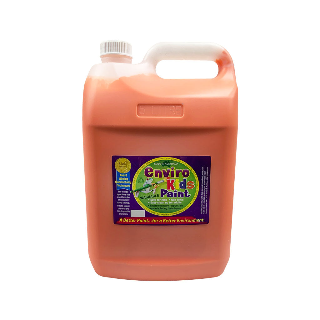 Enviro Kids Paint Sunset Orange - 5 Litre - Educating Kids