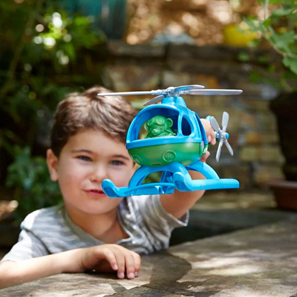 Green Toys - Helicopter - Blue