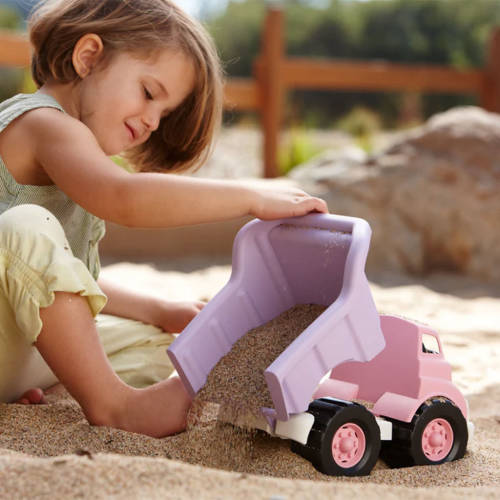 Green Toys - Dump Truck - Pink - Educating Kids