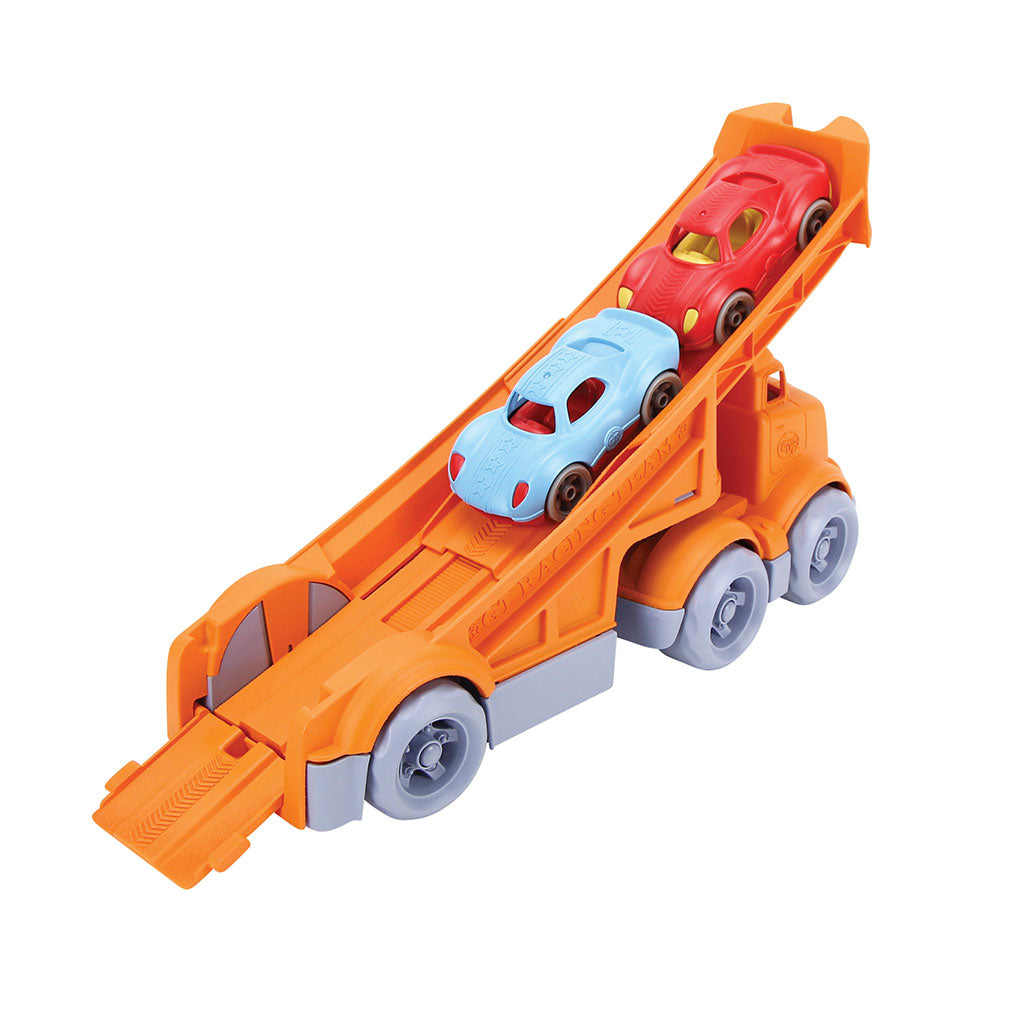Green Toys - Racing Truck w/ 2 Racers - Educating Kids