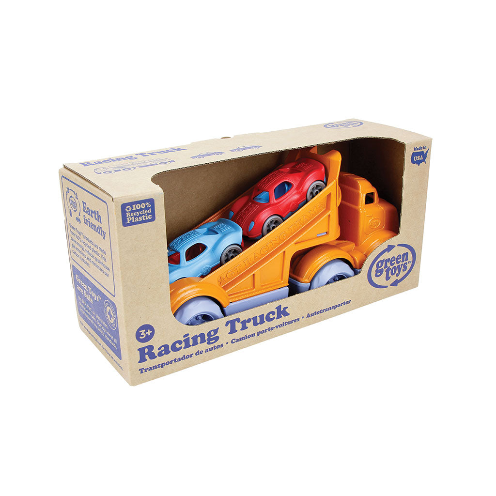 Green Toys - Racing Truck w/ 2 Racers - Educating Kids