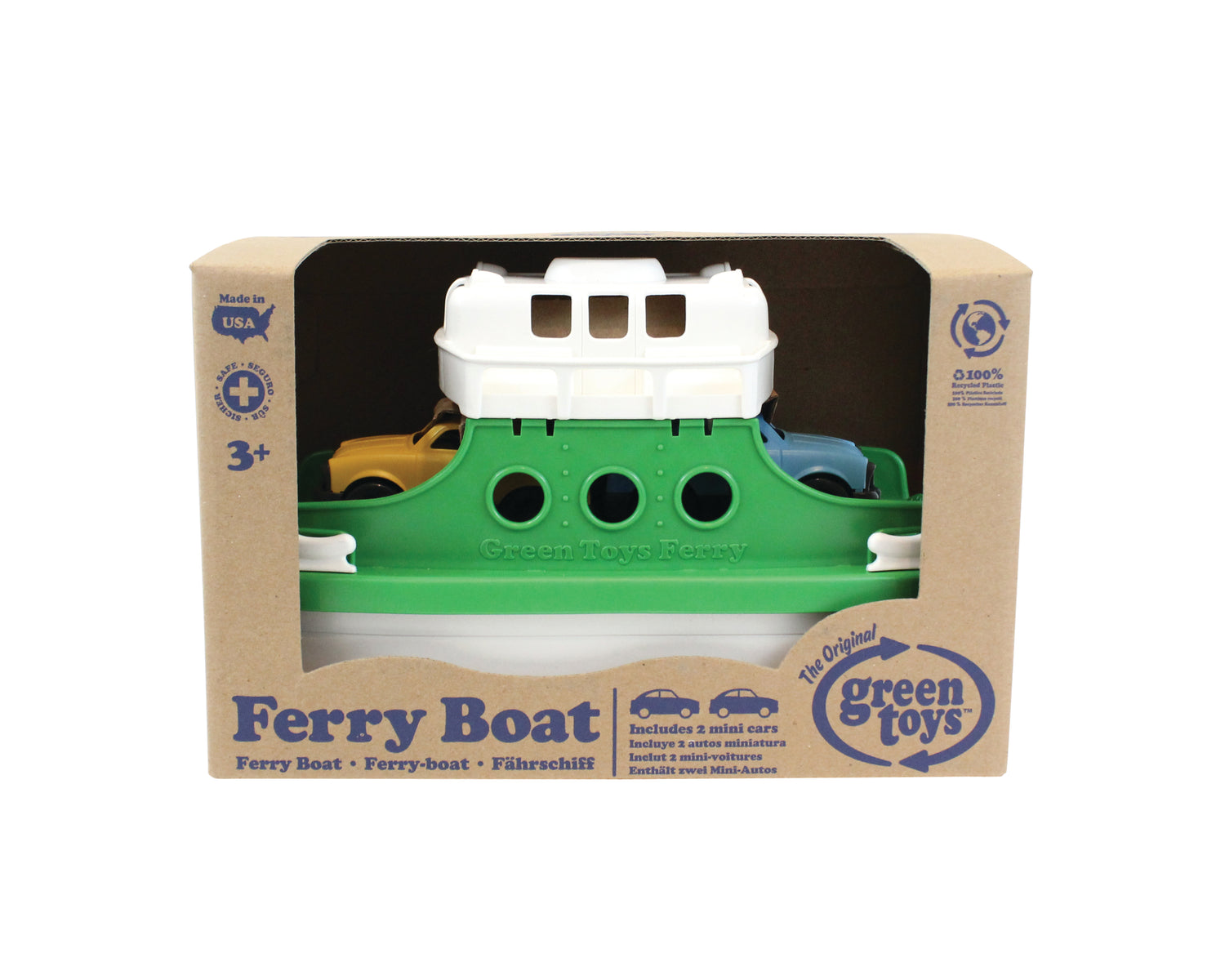 Green Toys - Ferry Boat - Green/White - Educating Kids