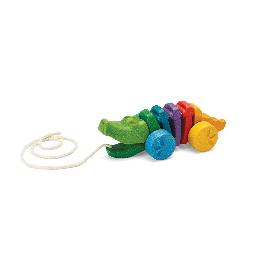 PlanToys - Rainbow Alligator - Educating Kids