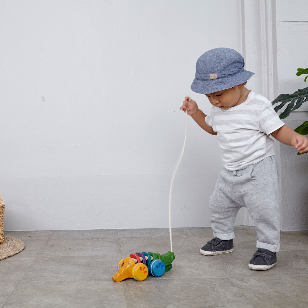 PlanToys - Rainbow Alligator - Educating Kids