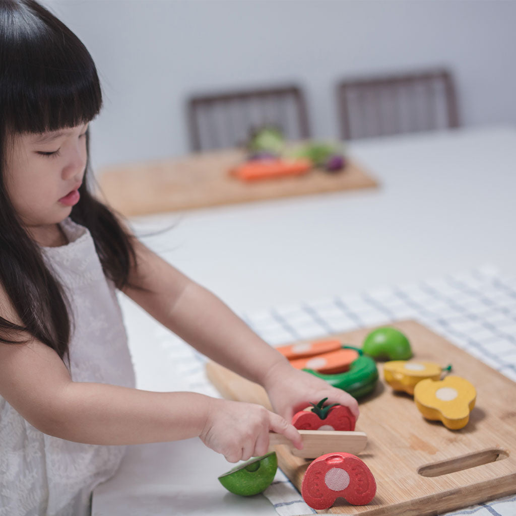 PlanToys - Wonky Fruit & Vegetables - Educating Kids