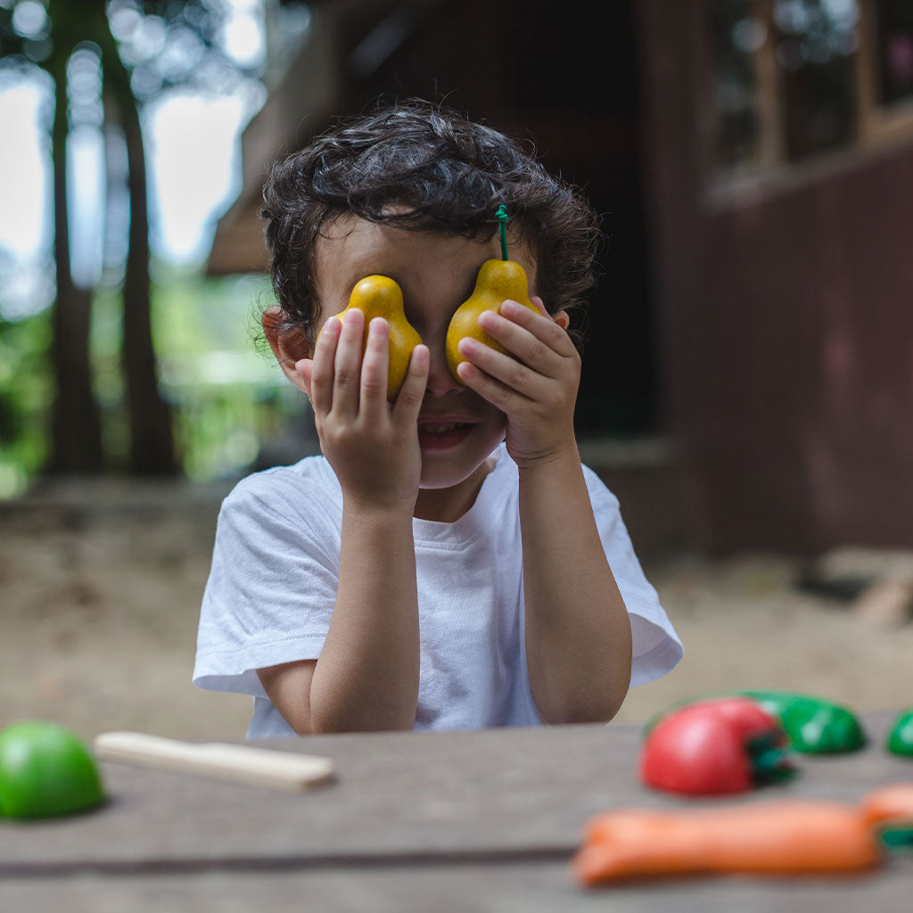 PlanToys - Wonky Fruit & Vegetables - Educating Kids