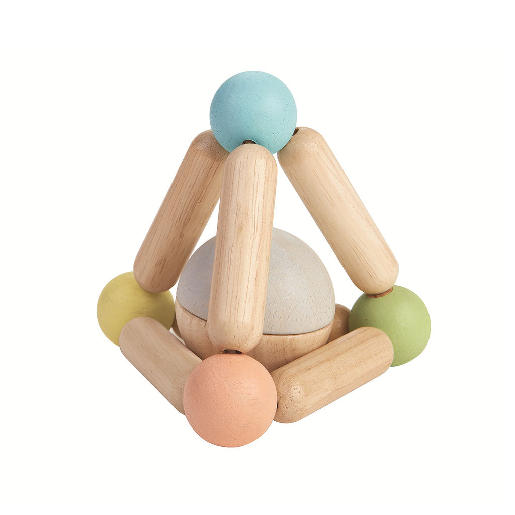 PlanToys - Triangle Clutching Toy - Pastel