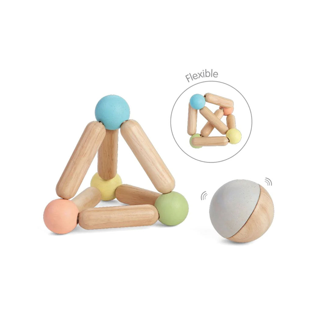 PlanToys - Triangle Clutching Toy - Pastel