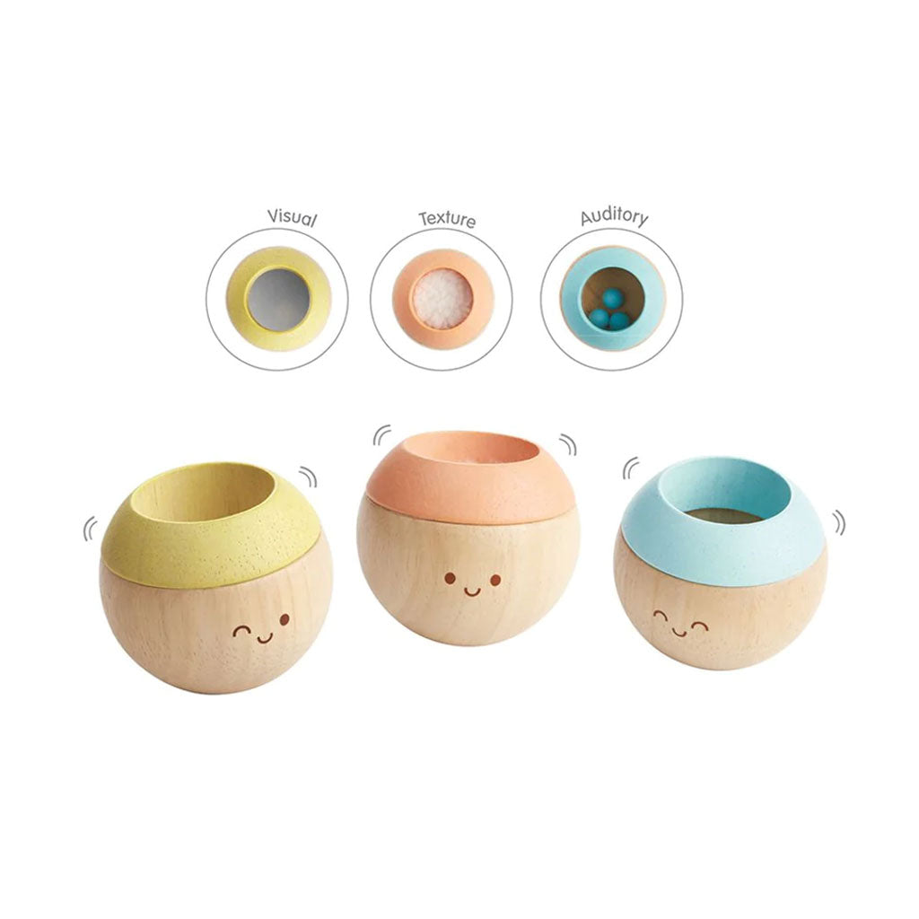PlanToys - Sensory Tumbling - Pastel - Educating Kids