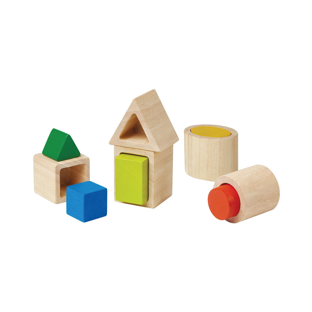 PlanToys - Geo Matching Boxes - Educating Kids