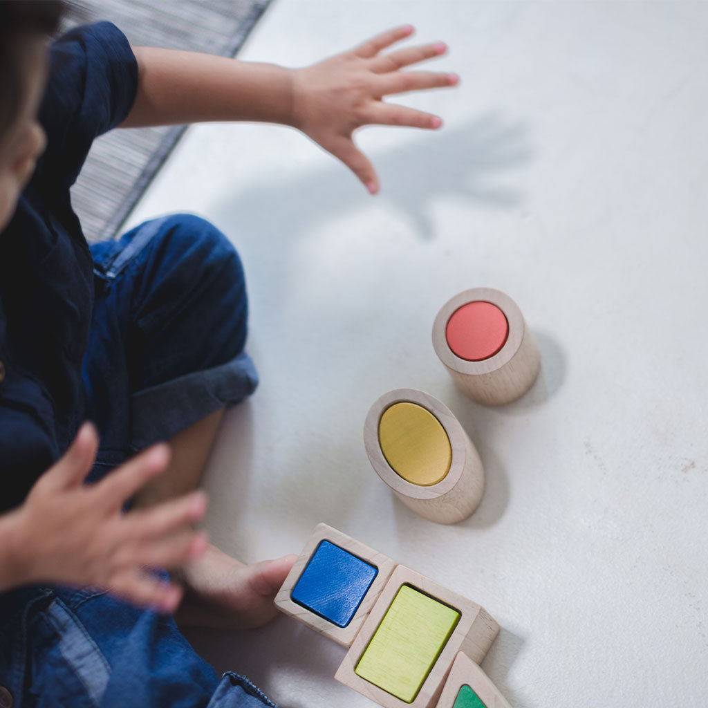 PlanToys - Geo Matching Boxes - Educating Kids