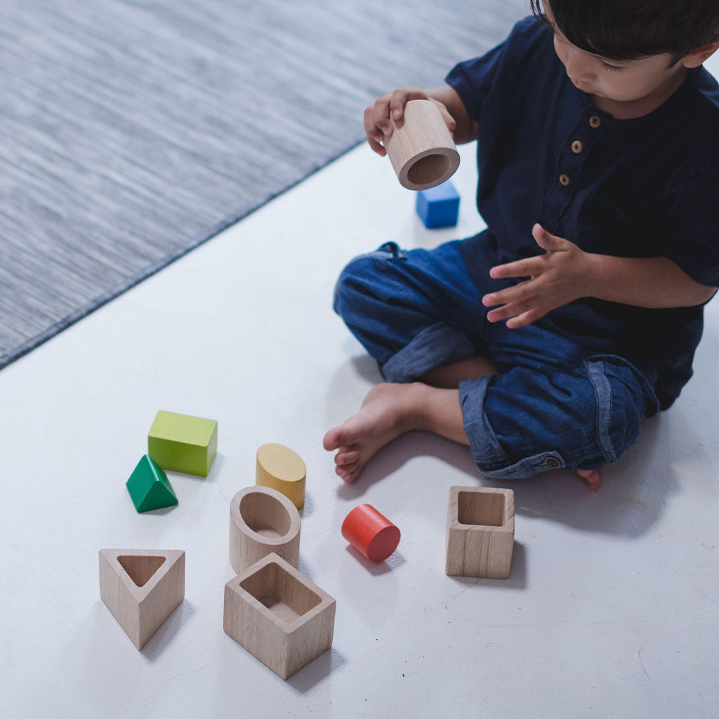 PlanToys - Geo Matching Boxes - Educating Kids