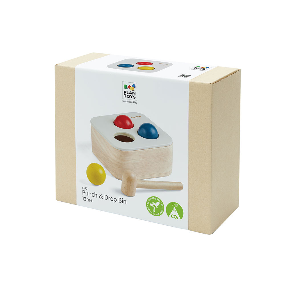 PlanToys - Punch & Drop Bin - Educating Kids
