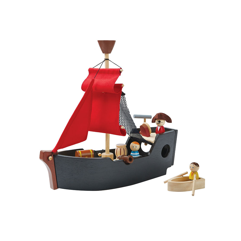 PlanToys - Pirate Ship - Educating Kids