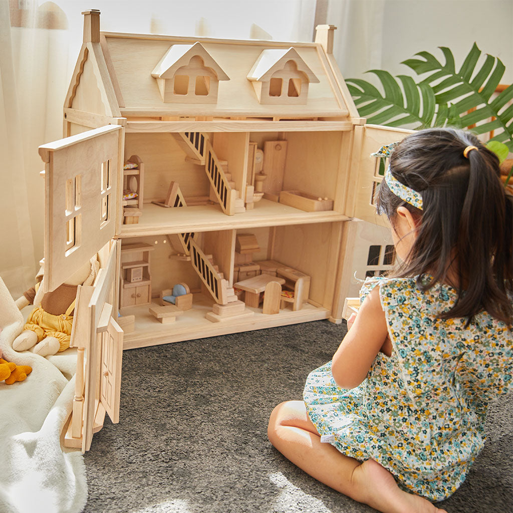 PlanToys - Victorian Dollhouse - Educating Kids