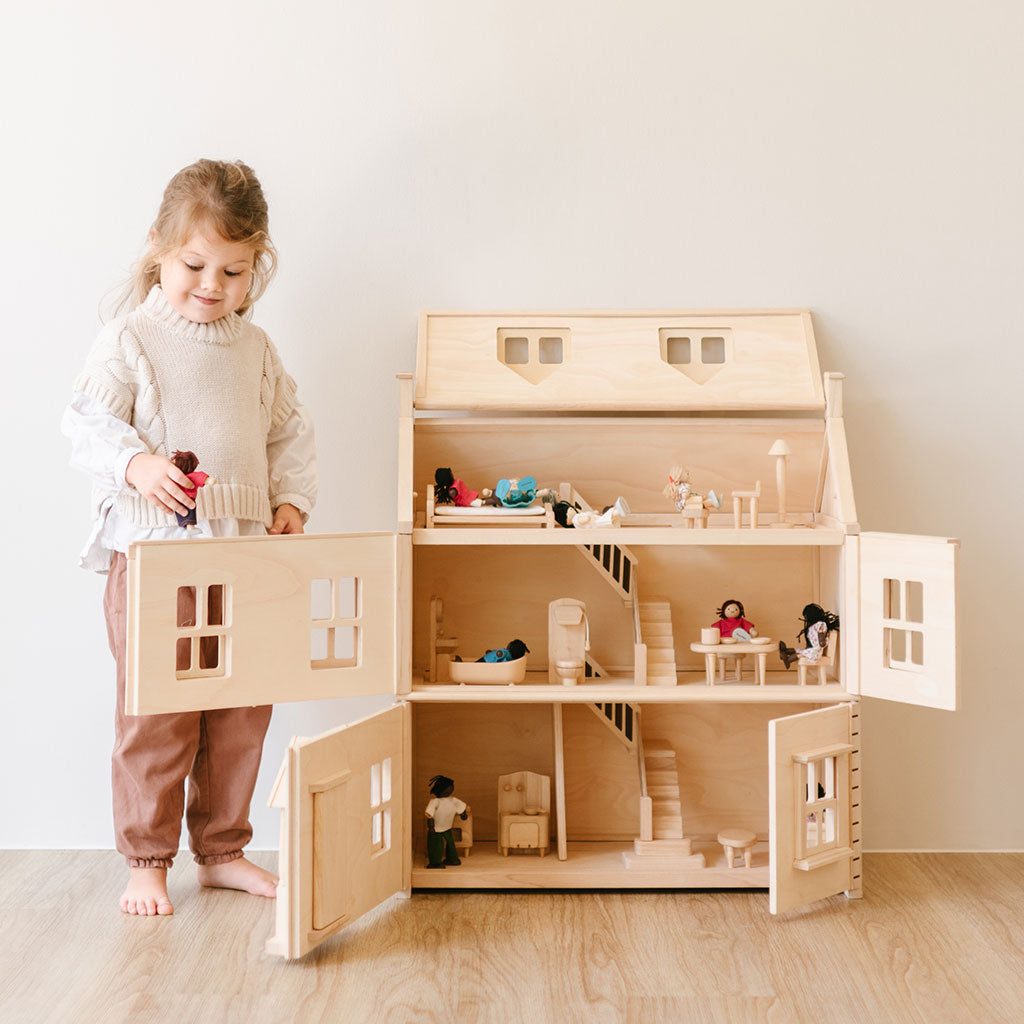 PlanToys - Victorian Dollhouse - Educating Kids