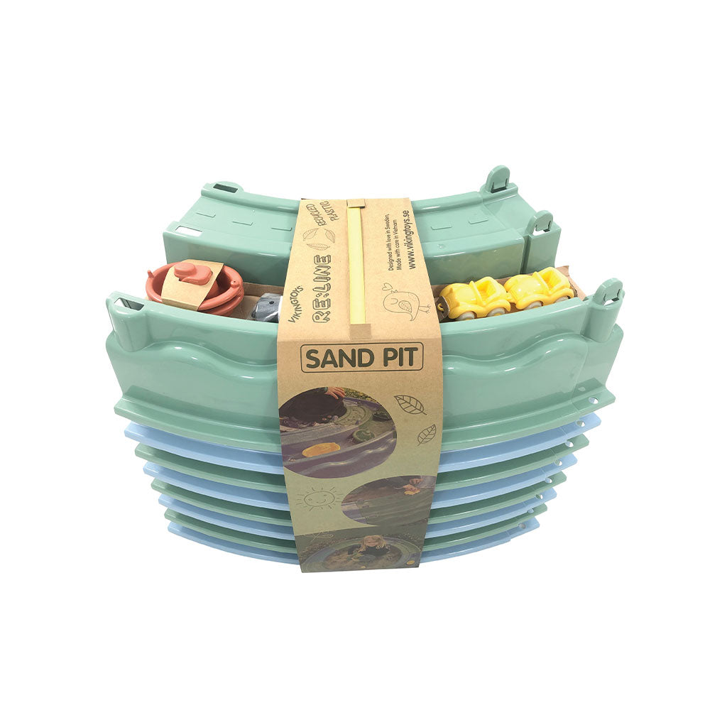 Viking Toys - Reline Sandpit with 2 Boats + 2 Cars - Educating Kids