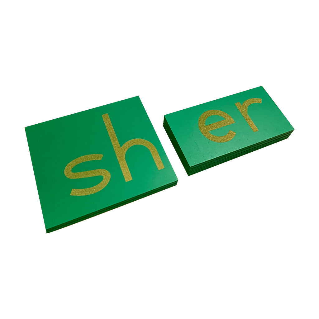 Sandpaper Double Letters Lowercase - Educating Kids