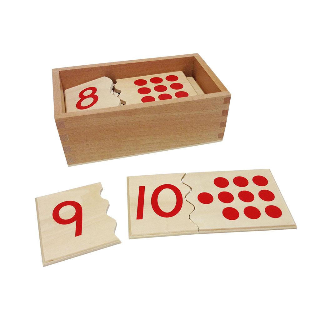Number Puzzle with Box 1-10 - Educating Kids