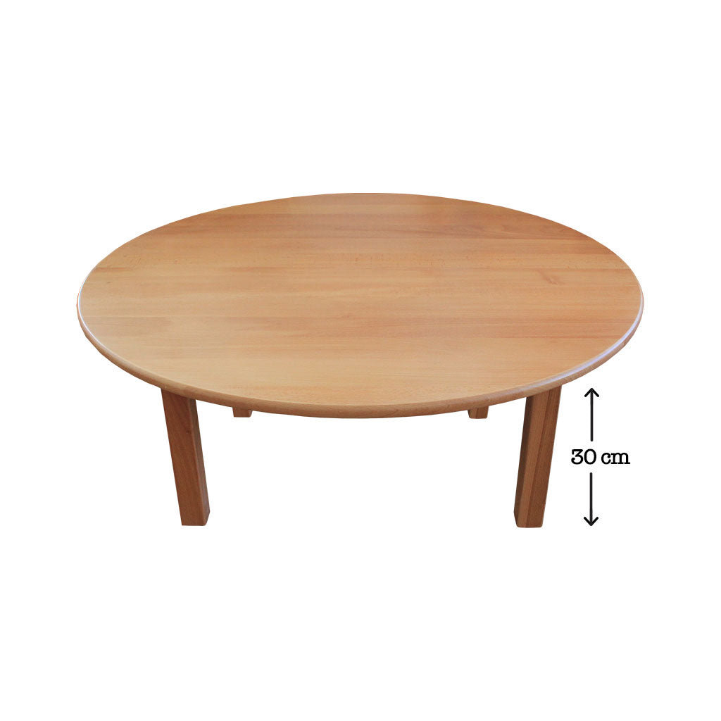 Hardwood Large Round Table 30 cm - Educating Kids