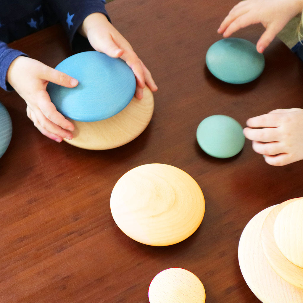 Wooden Pebbles Mega Pack - 40pc - Educating Kids