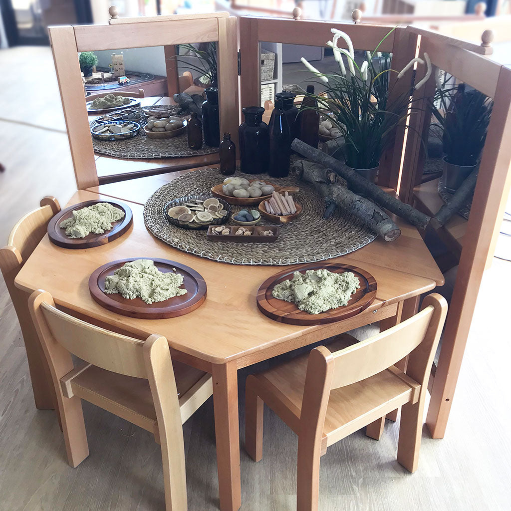 3 Panel Mirror Divider - Large - Educating Kids