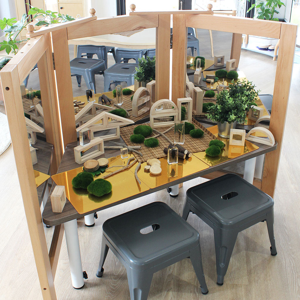 3 Panel Mirror Divider - Large - Educating Kids