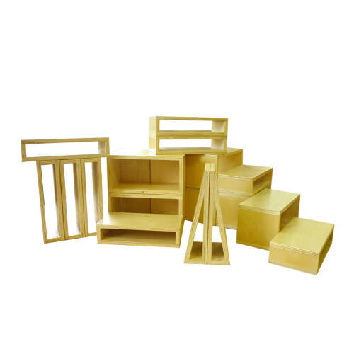 Indoor Timber Blocks - Small - 19pc