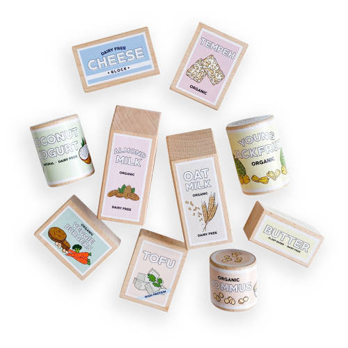 Vegan Play Food Set - Set of 10