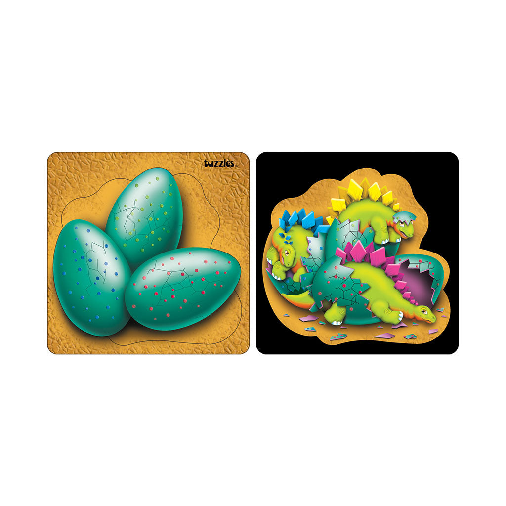 Tuzzles Stegosaurus Two Layer Puzzle