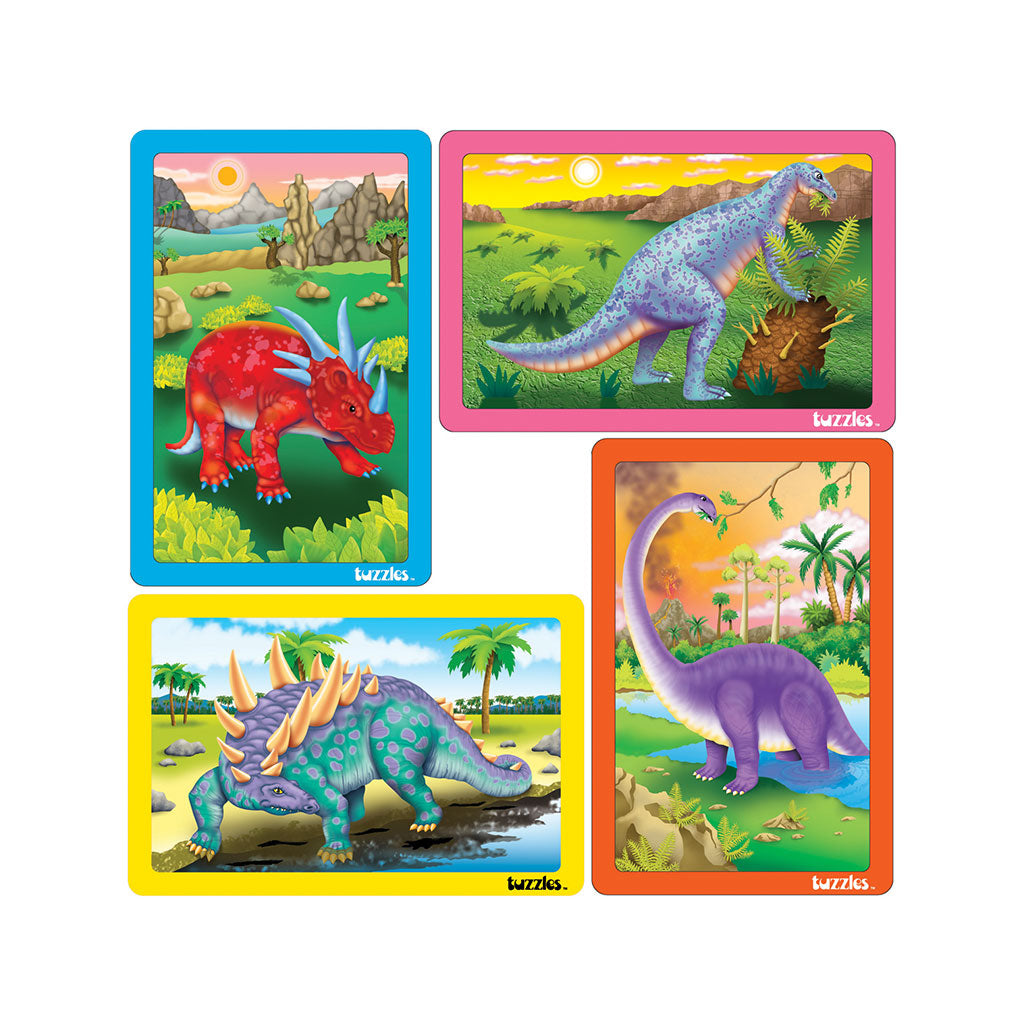 Dinosaur Puzzles - Set of 4
