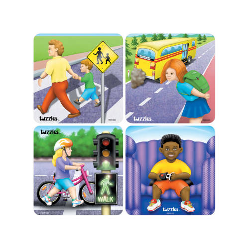 Tuzzles Road Safety Puzzles - Set of 4