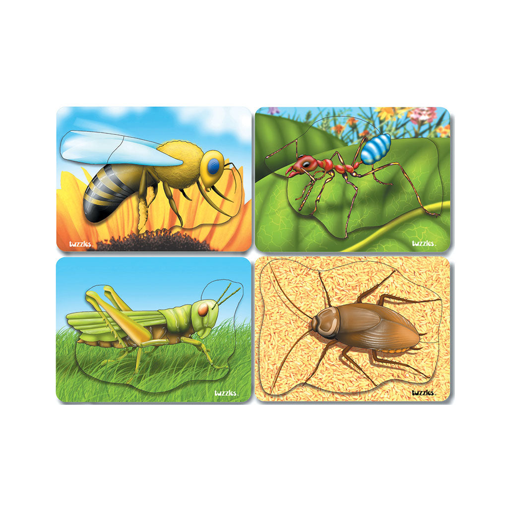 Garden Insect Puzzles - Set of 4