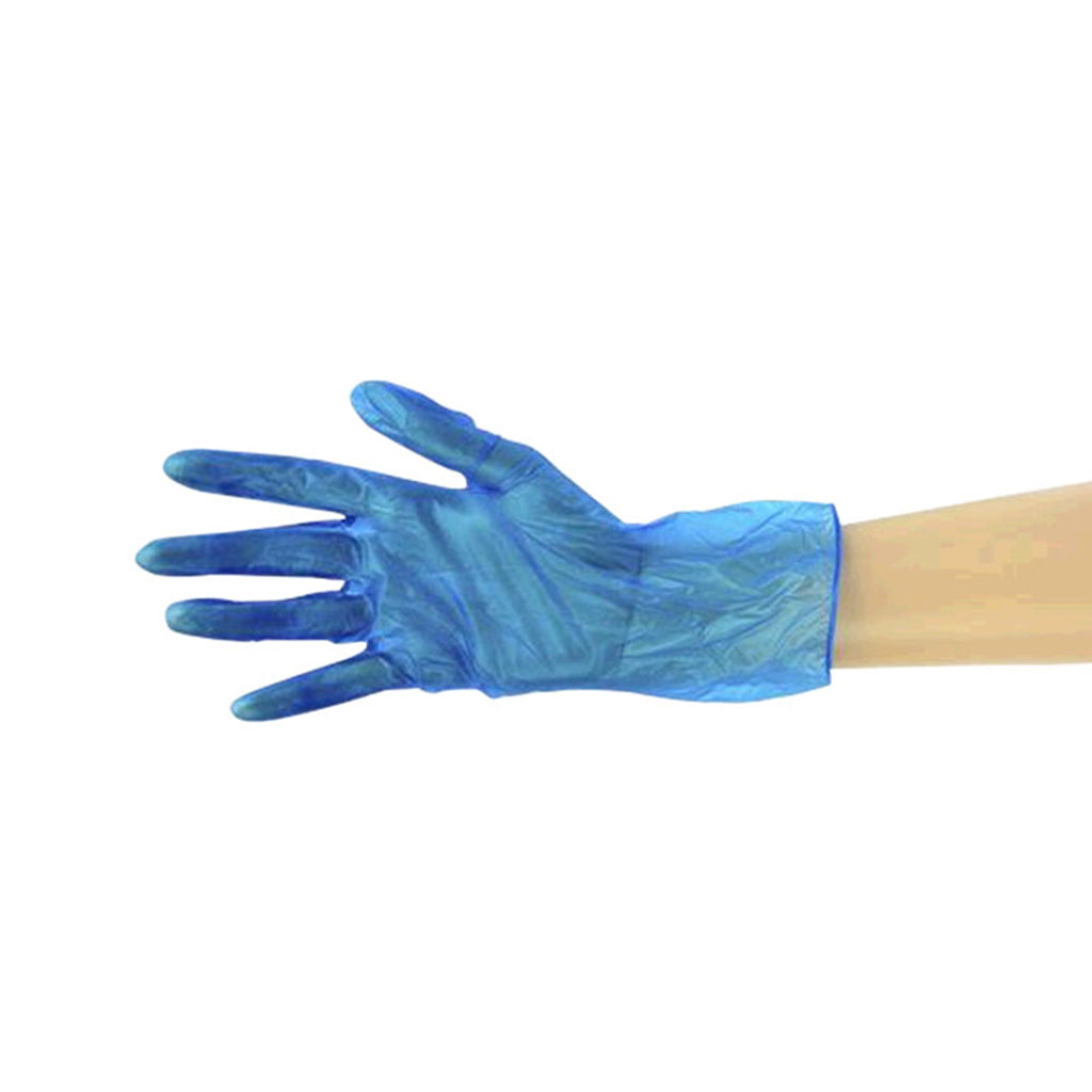 Sofeel Vinyl Gloves Blue Low Powder - Large