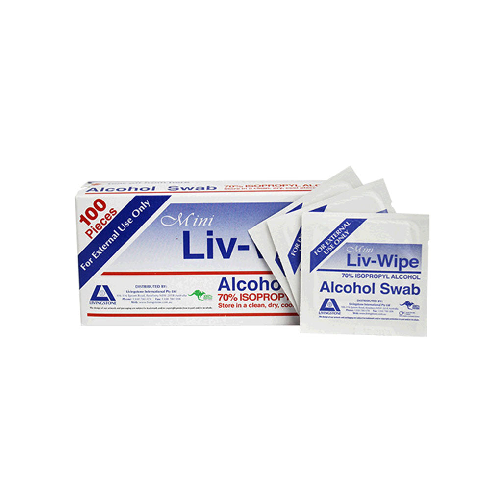 Alcohol Swabs - 3x3cm - Pack of 100