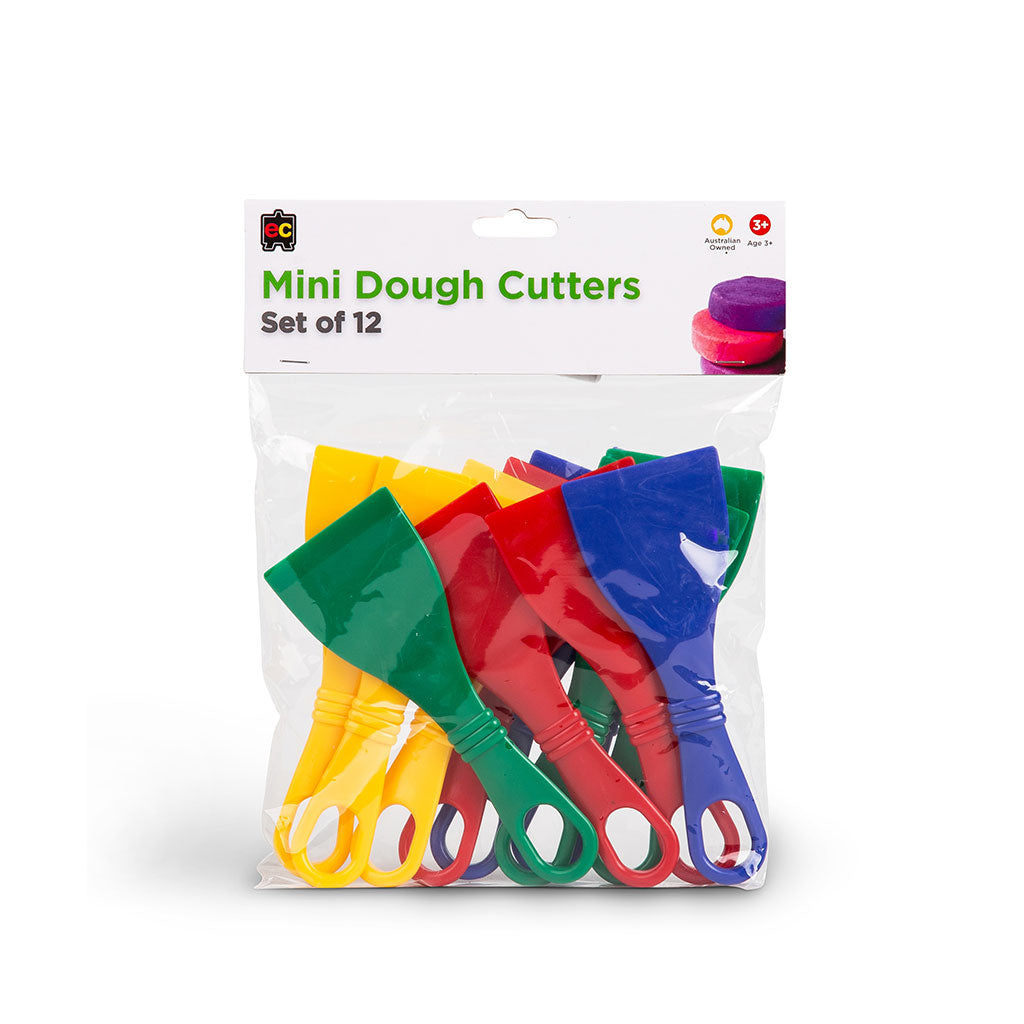 Plastic Dough & Clay Cutters - Pack of 12 - Educating Kids