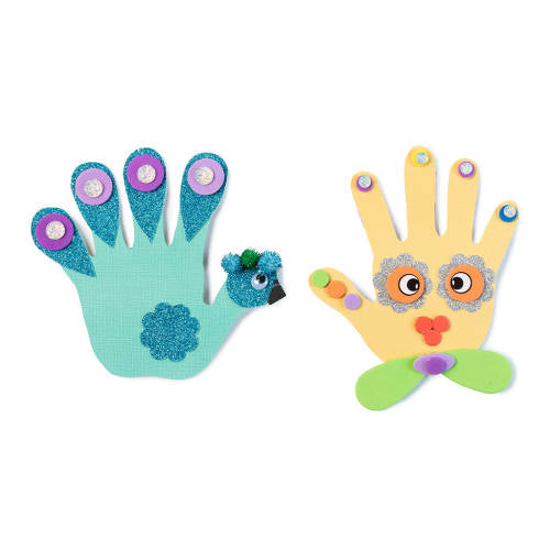 Paper Shapes Hands - Educating Kids