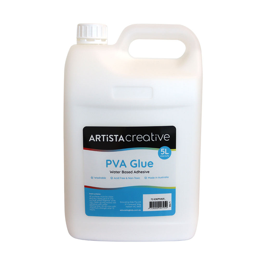 Artista Creative PVA Glue - 5L - Educating Kids