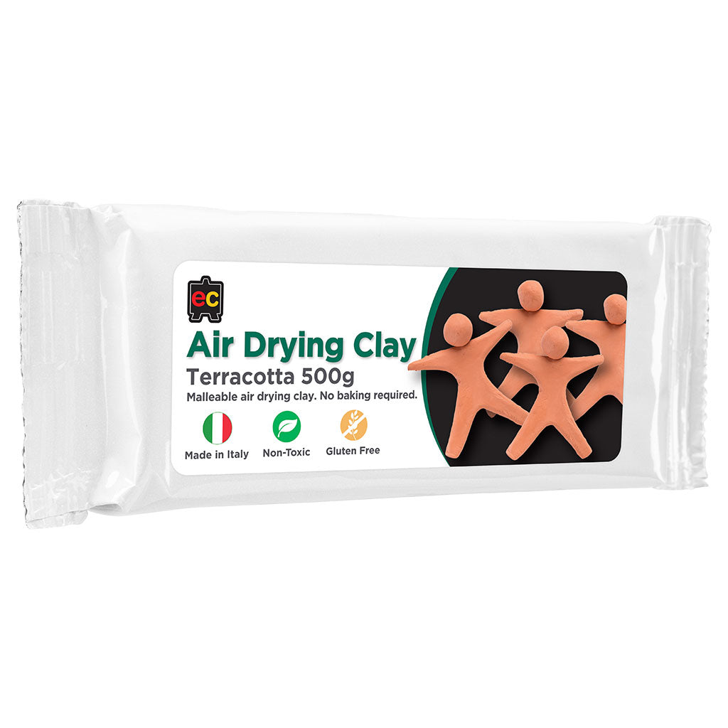 EC Air Drying Clay Terracotta - 500g - Educating Kids