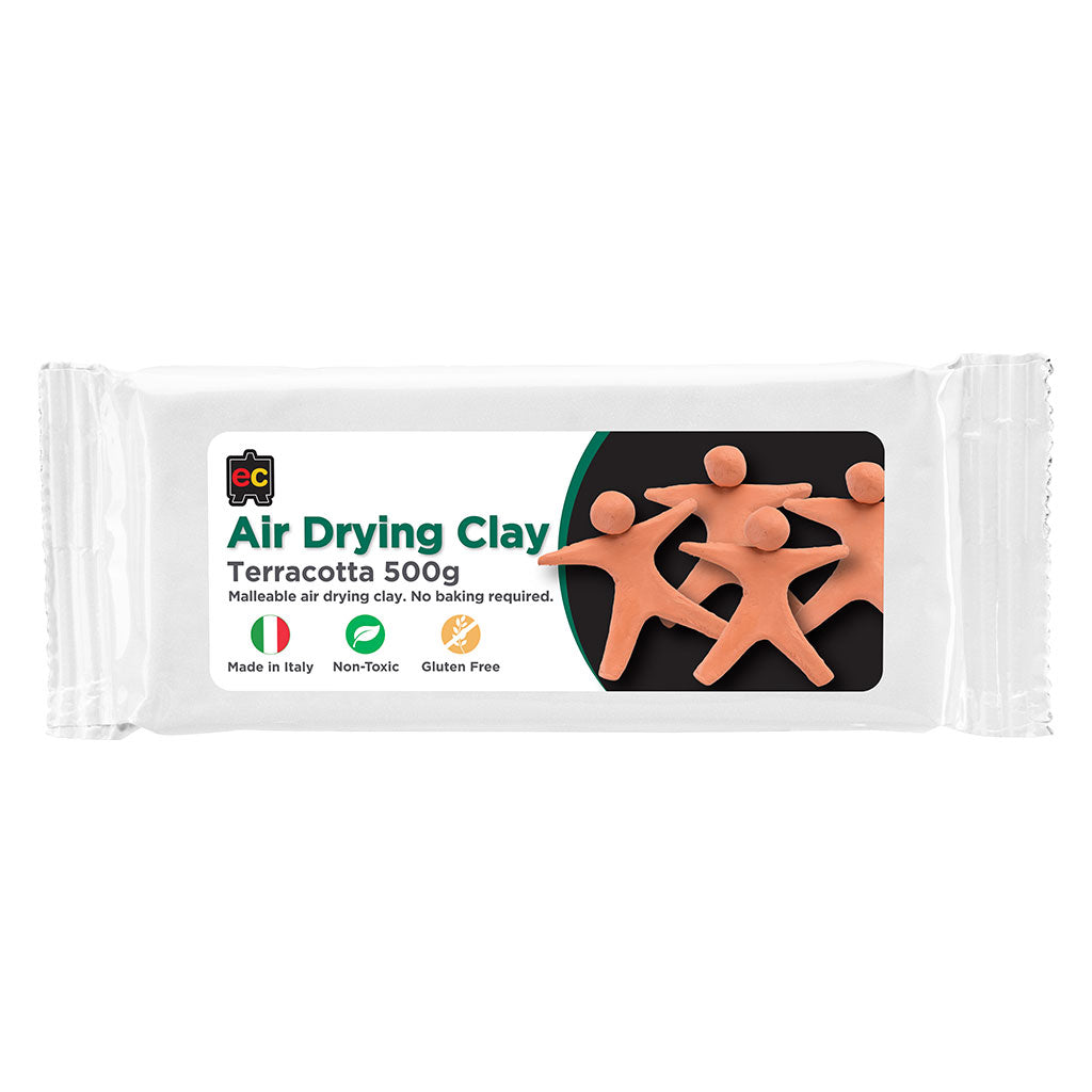 EC Air Drying Clay Terracotta - 500g - Educating Kids