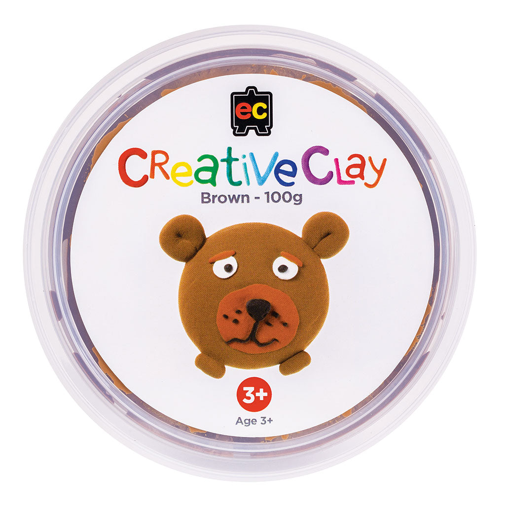 CreativeClay Brown - 100g - Educating Kids