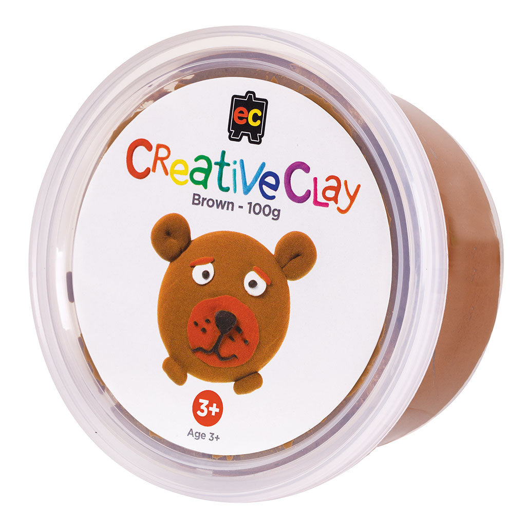 CreativeClay Brown - 100g - Educating Kids