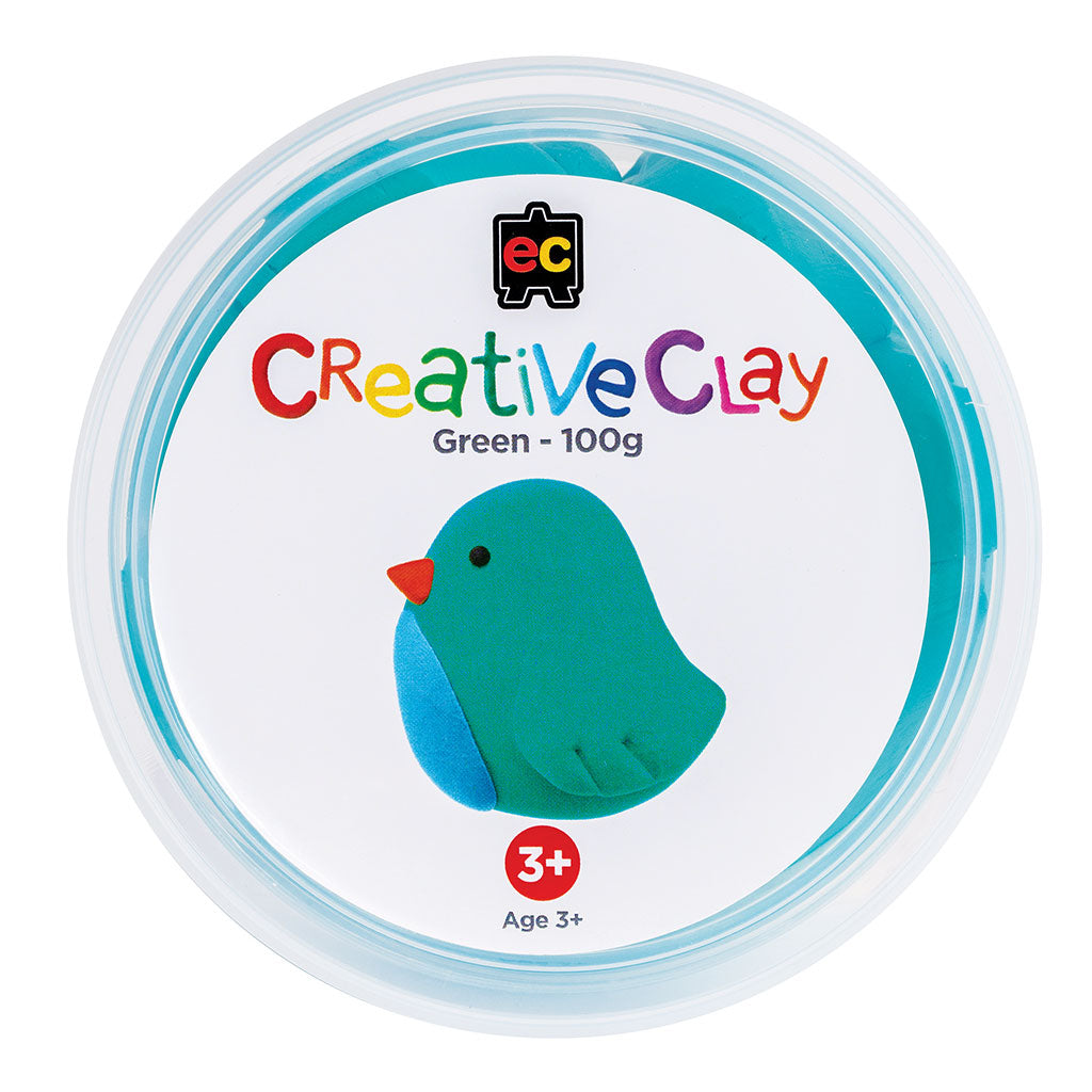 CreativeClay Green - 100g - Educating Kids