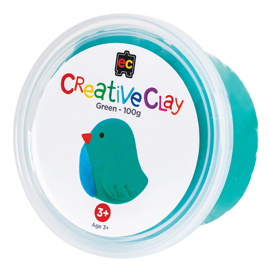 CreativeClay Green - 100g - Educating Kids