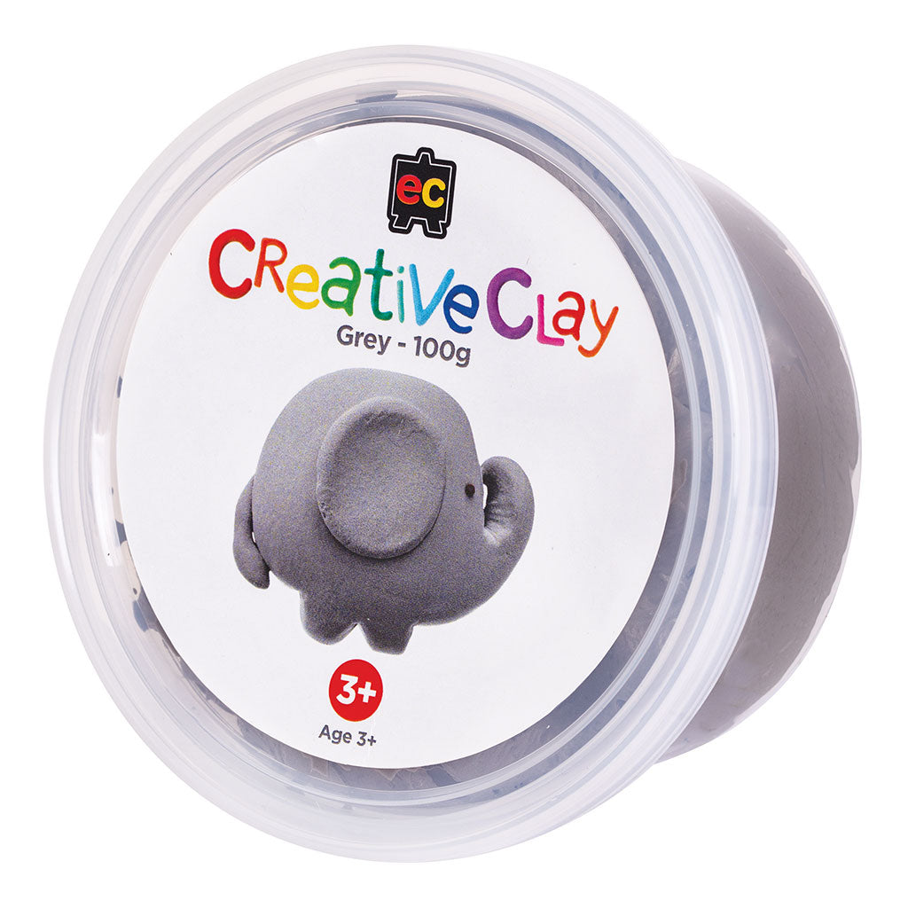CreativeClay Grey - 100g - Educating Kids
