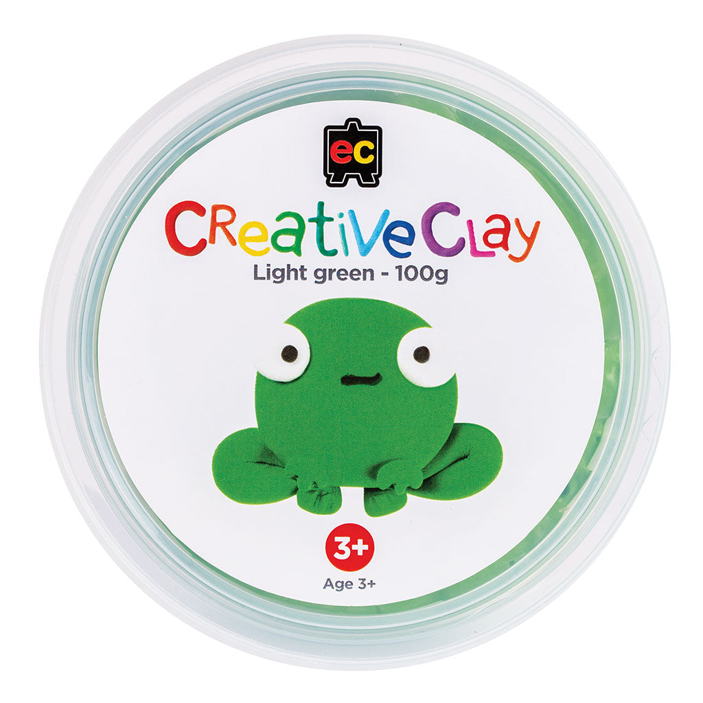 CreativeClay Light Green - 100g - Educating Kids