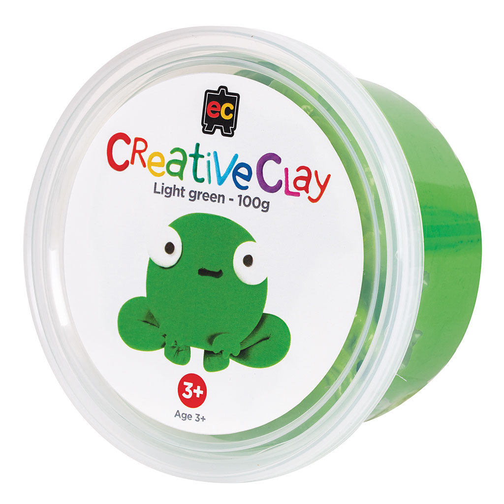 CreativeClay Light Green - 100g - Educating Kids