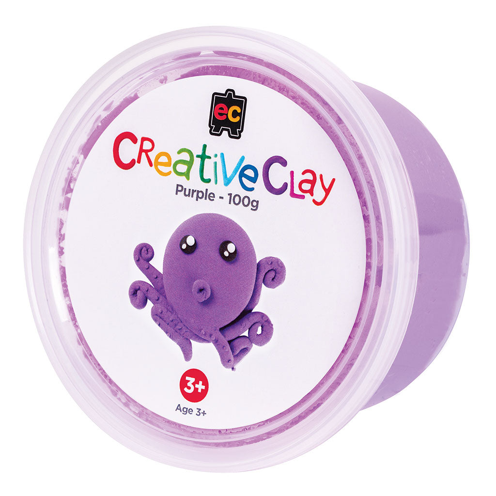 CreativeClay Purple - 100g - Educating Kids
