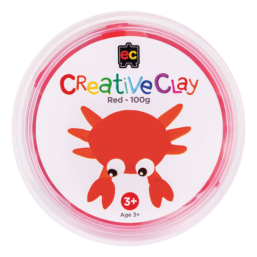 CreativeClay Red - 100g - Educating Kids